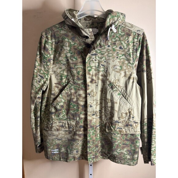 Publish Other - Men Publish Camo Denim Hood Jacket Zip Button Logo Midi L Urban Hip Outdoor Coat